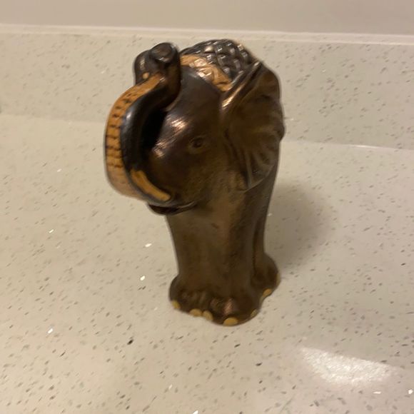 Vintage Accents Porcelainhand Painted Elephant Trunk Up Vintage Detail Poshmark